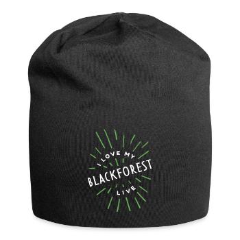 Schwarzwald Dorf Landei Landwirte Naturliebahber - Jersey-Beanie - Schwarz - Vorne