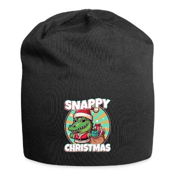 Snappy christmas - Jersey Beanie - black - Front