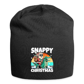 Snappy christmas - Jersey Beanie - black - Front