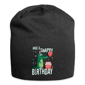 Have a Snappy Birthday - Jersey-Beanie - Schwarz - Vorne