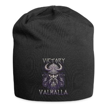 Cadeau pour les fans de Vikings et les fils d’Odin - Bonnet en jersey - noir - Devant