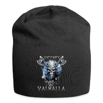 Valhalla Warrior The gift for fans of Odin. - Jersey Beanie - black - Front