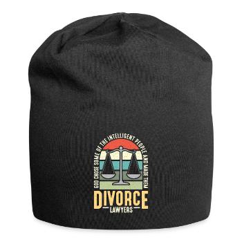 Avocat De Divorce Dieu A Choisi Une Partie Du Divorce - Bonnet en jersey - noir - Devant