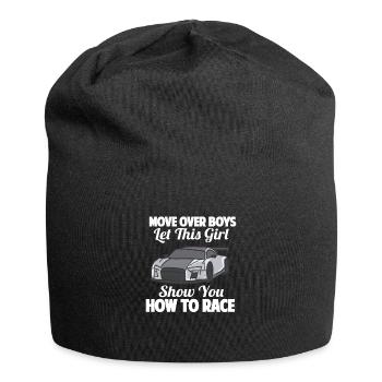 Automobile Speed Racer Speedway Turbo Racing - Jersey Beanie - black - Front