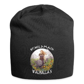 Valhalla Maidens : le cadeau pour les guerrières - Bonnet en jersey - noir - Devant