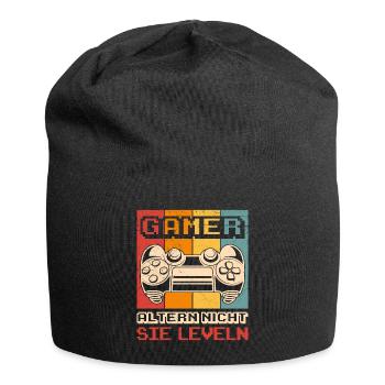 Gamer Altern Nicht Sie Leveln B-Day Controller - Jersey-Beanie - Schwarz - Vorne