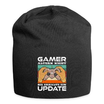 Gamer Altern nicht Sie erhalten ein Update B-Day - Jersey-Beanie - Schwarz - Vorne