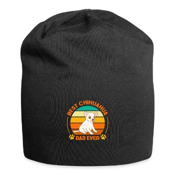 Chihuahua Dog Dog School Dog Owner Gift - Jersey Beanie - black - Front