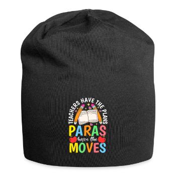 Parapro Teacher Assistant Paraprofessionales - Jersey Beanie - black - Front