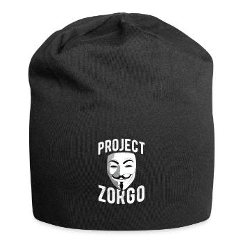 Hacker Coder Computerfreak Nerd Hacking Geschenk - Jersey-Beanie - Schwarz - Vorne