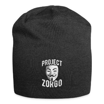 Hacker - Jersey-Beanie - Anthrazit - Vorne