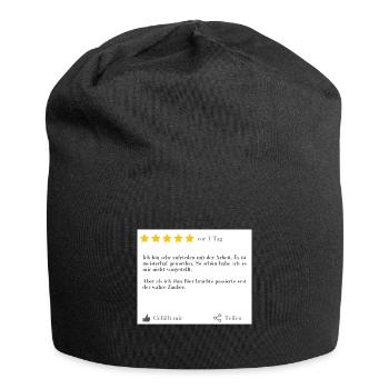 Lustige Tshirts | Lustige T-Shirts | Arbeit | fun - Jersey-Beanie - Schwarz - Vorne