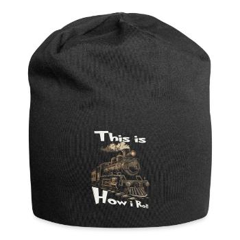 So Ticke Ich Immer Noch Mit Train - Jersey-Beanie - Schwarz - Vorne