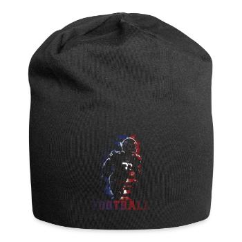American Football Liegt In Meiner Dna - Jersey-Beanie - Schwarz - Vorne