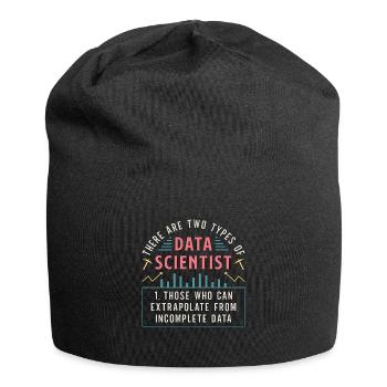 Data Mining There Are Two Types Of Data Programmer - Jersey Beanie - black - Front