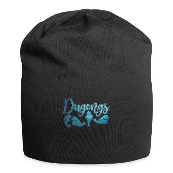 Dugongs, amant des lamantins, animaux marins, nature sauvage - Bonnet en jersey - noir - Devant