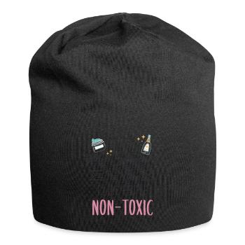 Esthéticienne, Soins de la peau, Beauté, Dermantologue, - Bonnet en jersey - noir - Devant