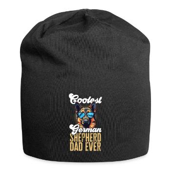 Dog Breed Coolest German Shepherd Dad Ever - Jersey Beanie - black - Front