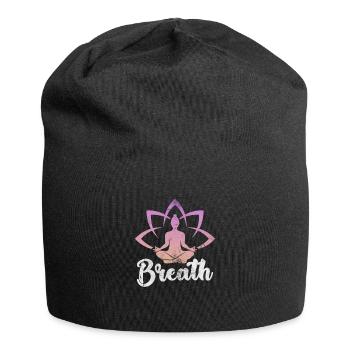 Méditation - Bonnet en jersey - noir - Devant