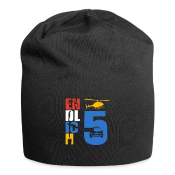 Enfin 5 policiers - Bonnet en jersey - noir - Devant