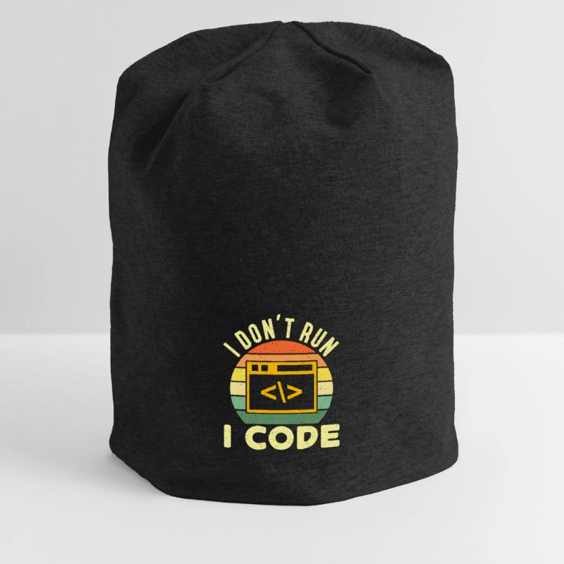 Network Engineer I Don't Run I Code Programmer Jersey-Beanie