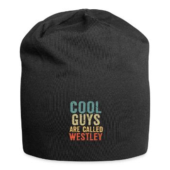 Cool guys are called westley - Jersey Beanie - black - Front