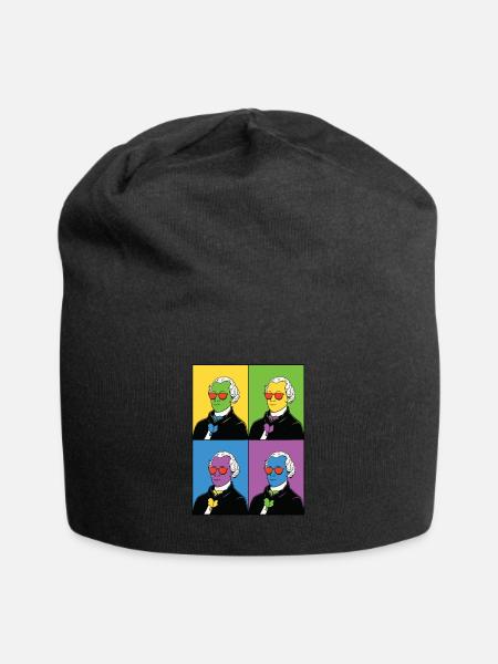 Philosoph Philosophie Immanuel Kant - Jersey-Beanie - Schwarz