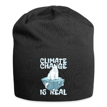 CLIMATE CHANGE IS REAL - Climate Change Climate Protection - Jersey Beanie - black - Front