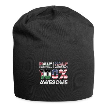 Patriote américain palestinien États-Unis - Bonnet en jersey - noir - Devant