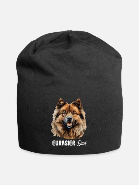 Chien Eurasier - Bonnet en jersey - noir
