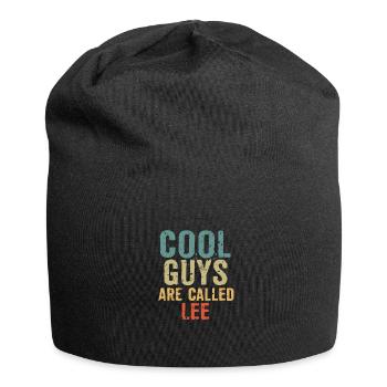 Cool guys are called lee - Jersey-Beanie - Schwarz - Vorne