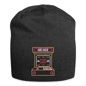 Arcade Machine Retro - Jersey Beanie - charcoal grey - Front