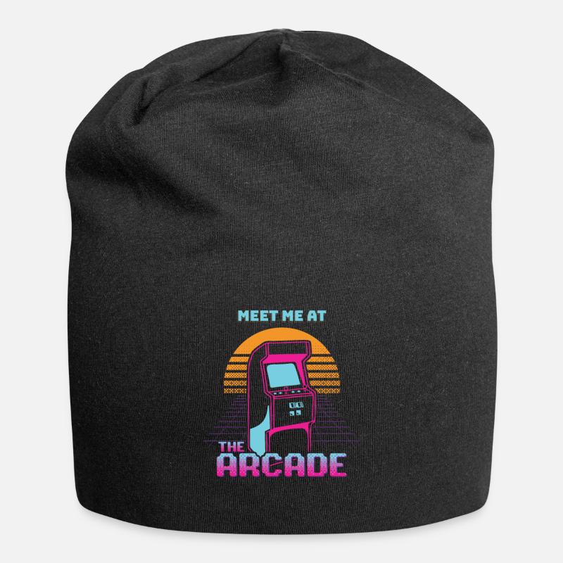 The Arcade Meet Me At Automat Retro - Jersey-Beanie - Schwarz