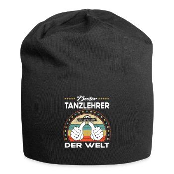 Bester tanzlehrer der Welt - Jersey-Beanie - Schwarz - Vorne