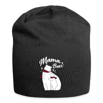 Mama Bear - Jersey Beanie - black - Front