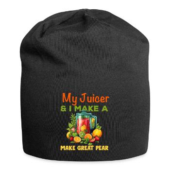 Entsaften Männer Frauen Entsafter Reinigung Smoothie Saft - Jersey-Beanie - Schwarz - Vorne