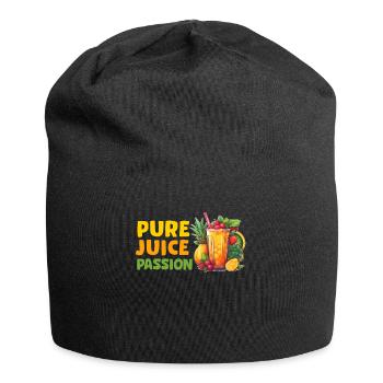 Entsaften Männer Frauen Entsafter Reinigung Smoothie Saft - Jersey-Beanie - Schwarz - Vorne