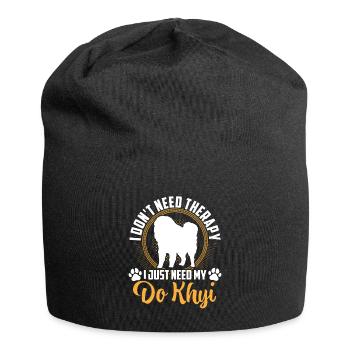 Juste besoin de faire Khyi Dogue tibétain - Bonnet en jersey - noir - Devant