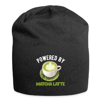 Matcha Tea Latte Lover For Green Tea Funny Matcha - Jersey Beanie - black - Front