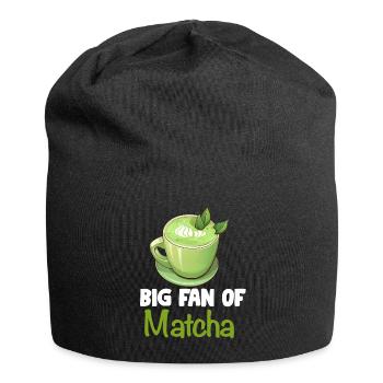 Matcha Tea Latte Lover For Green Tea Funny Matcha - Jersey Beanie - black - Front