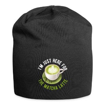 Matcha Tea Latte Lover For Green Tea Funny Matcha - Jersey Beanie - black - Front