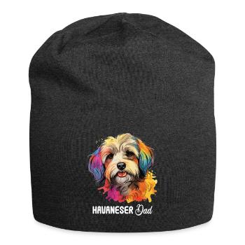 Chien Bichon Havanais - Bonnet en jersey - charbon - Devant