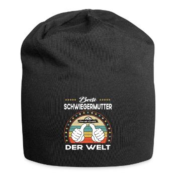 Beste schwiegermutter der Welt - Jersey-Beanie - Schwarz - Vorne