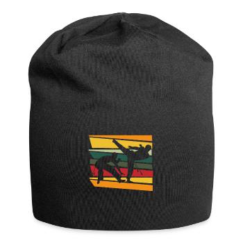 Capoeira Retro - Jersey-Beanie - Schwarz - Vorne