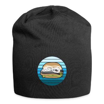 Fischbrötchen Fanatiker - Das ultimative Geschenk - Jersey-Beanie - Schwarz - Vorne