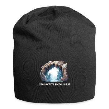 Caving Spelunking For Cave Men Women Funny - Jersey Beanie - black - Front
