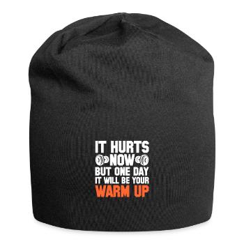 Bodybuilder Body Building Fitness Gym cadeau - Bonnet en jersey - noir - Devant