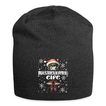 Weihnachtsoutfit Industriekauffrau - Jersey-Beanie - Anthrazit - Vorne