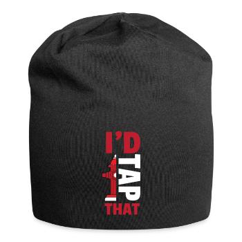 J’ai tapé sur cette bouche d’incendie - Bonnet en jersey - noir - Devant