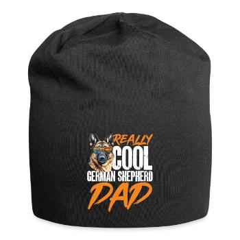 Dog Breed Really Cool German Shepherd Dad - Jersey Beanie - black - Front